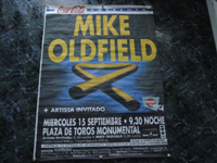 Poster Tubular Bells II Tour 92 (Barcelona).