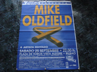 Poster Tubular Bells II Tour 92 (Bilbao).