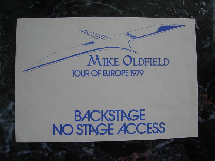 Tour of Europe backstage access.