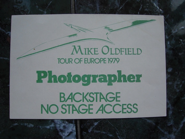 Tour of Europe backstage access (different).