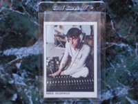 Mike Oldfield Card (the rock and pop collection).