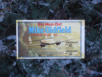 Ticket Five Miles Out World Tour '82.