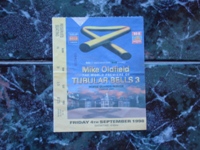Ticket The World Premiere of Tubular Bells 3 (London 4-9-1998).