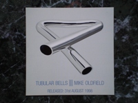 Tubular Bells III World Display Card.