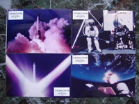The Space Movie Lobby set.