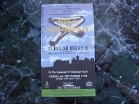 Ticket The World Premiere Tubular Bells II (Edimburgh 4-9-1992).