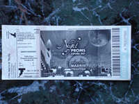 Ticket Night of the Proms (Madrid 31-3-2007).