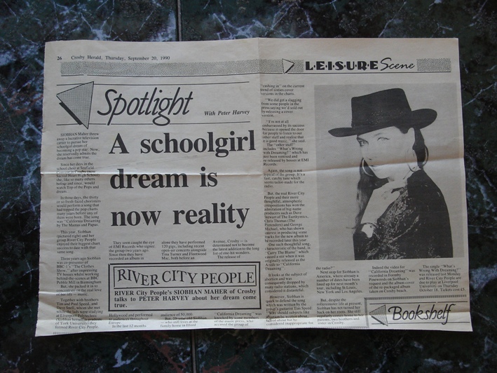 A schoolgirl dream is now reality article.