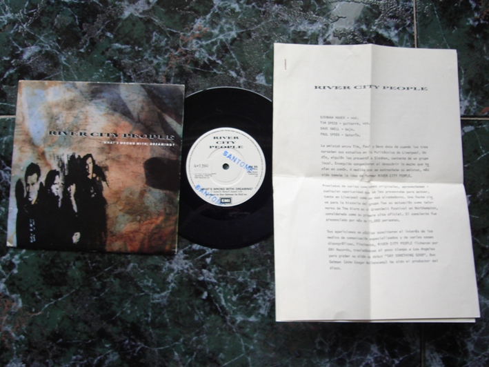 1989 (What's Wrong With) Dreaming ? / Huskisson Street (different edition, Spanish info sheet).